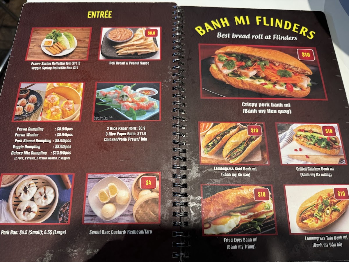 Menu Pho Flinders Express-5